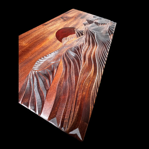 Wooden Sunset in the Dunes - Sapele